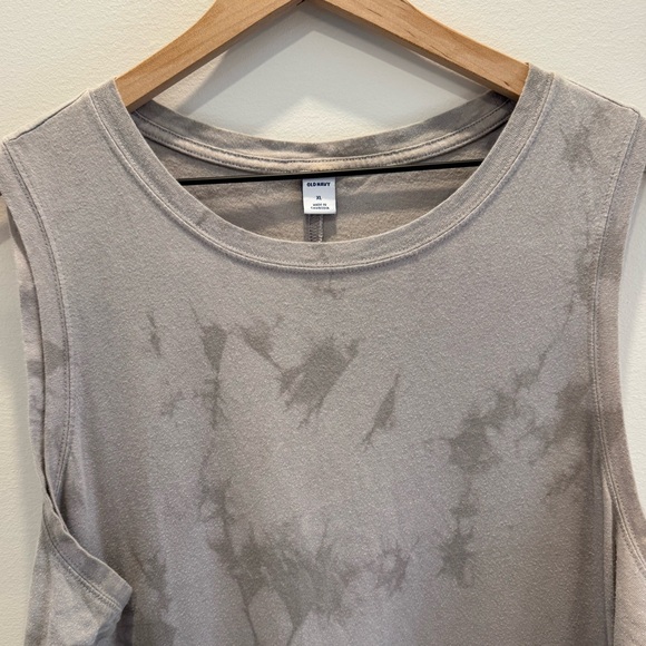 Old Navy Vintage Sleeveless‎ Tie-Dye Midi T-Shirt Shift Dress Size XL - Picture 4 of 10